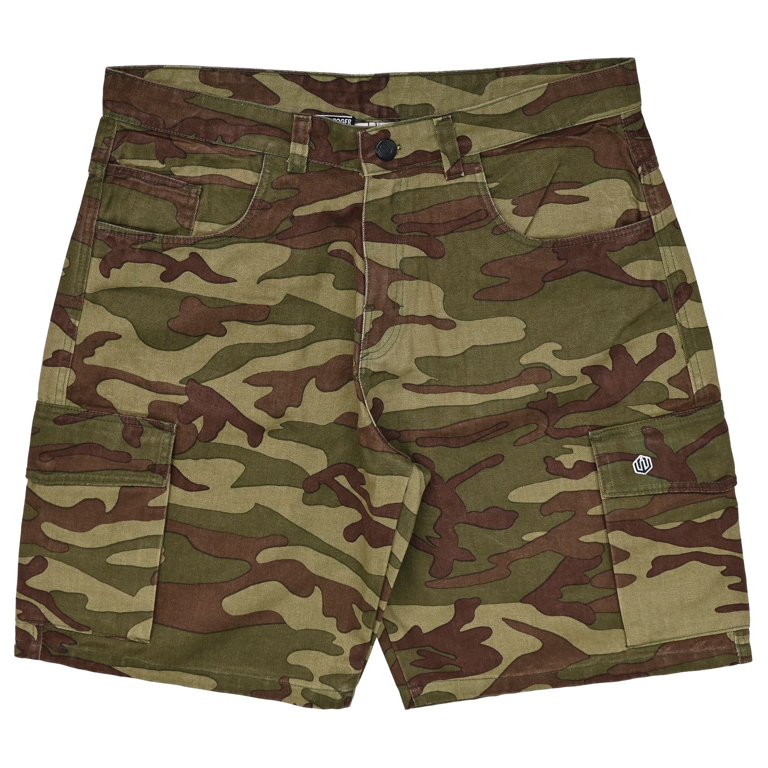 BERMUDA CARGO BAGGY SARJA JOHN ROGER - CAMUFLADO