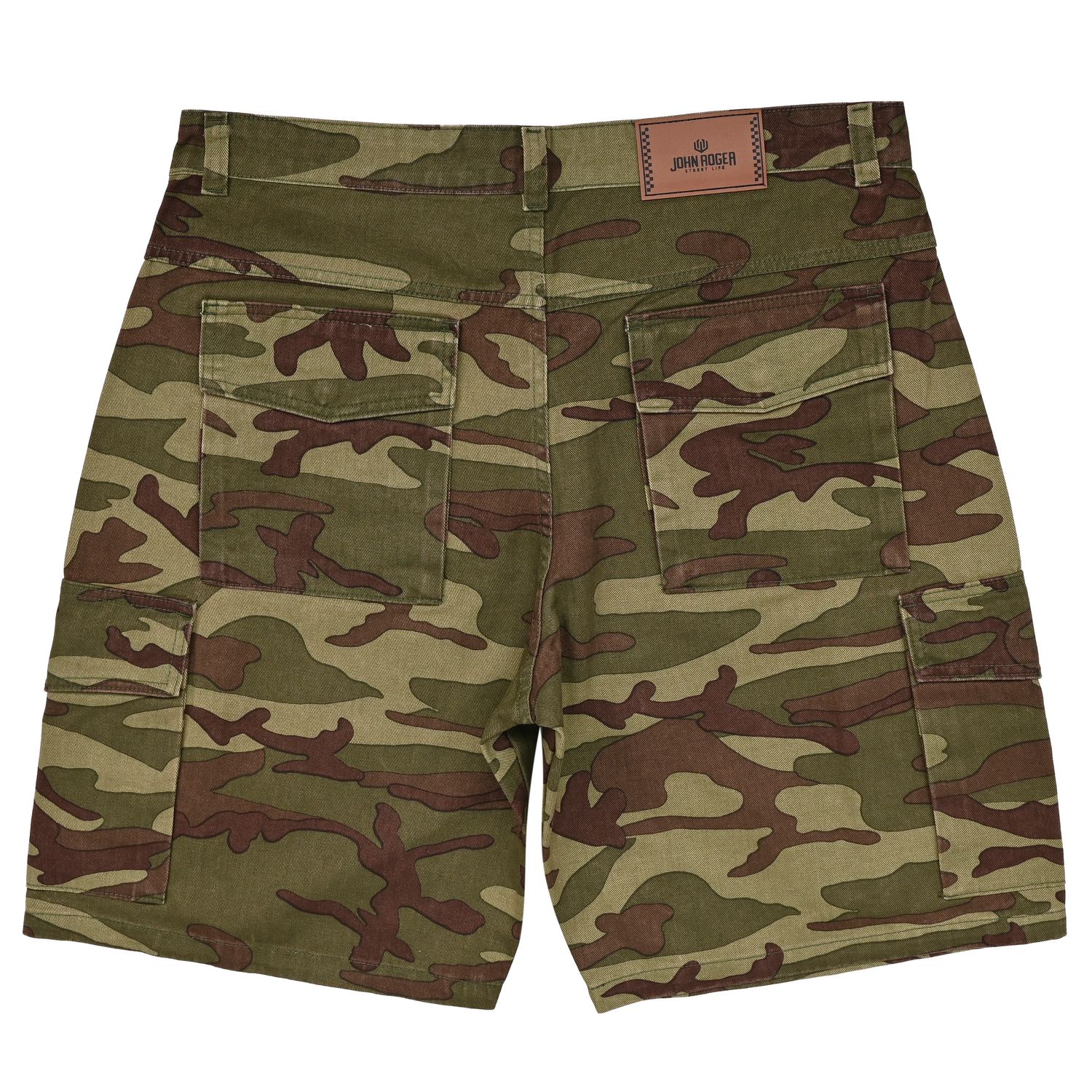 BERMUDA BAGGY CARGO SARJA JOHN ROGER - CAMUFLADO