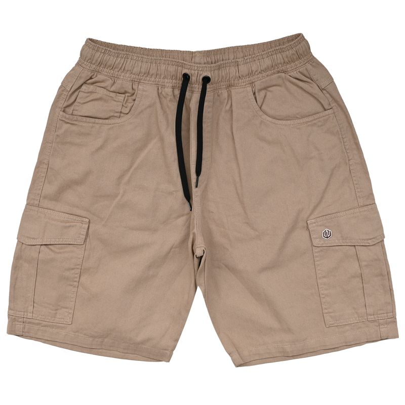 BERMUDA BAGGY CARGO SARJA JOHN ROGER - CAQUI