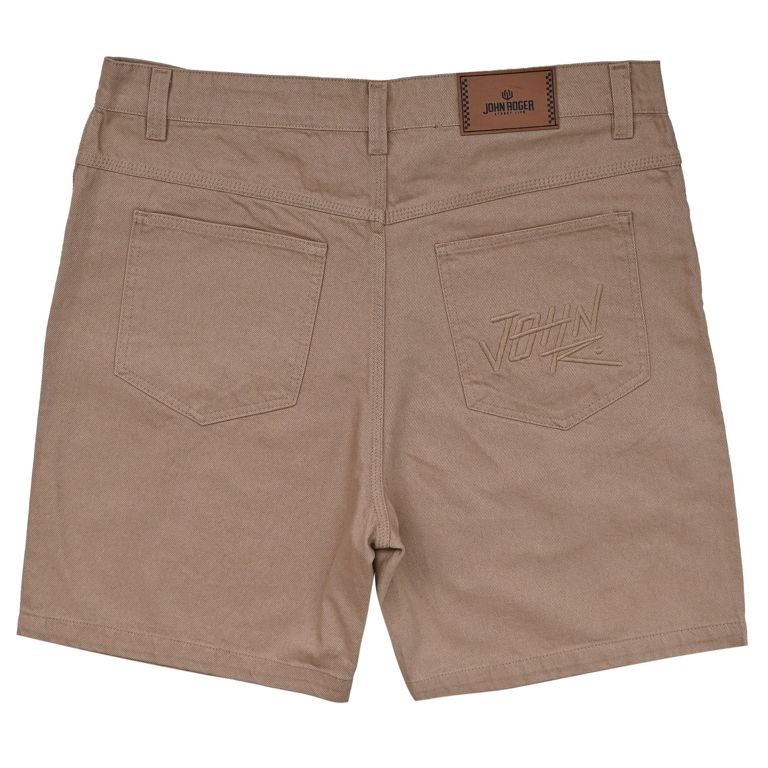 BERMUDA SARJA COZ 5 POCKETS JOHN ROGER - AREIA