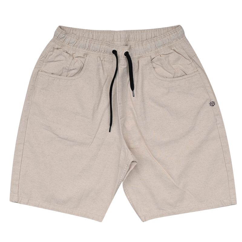 BERMUDA LINHO 5 POCKETS OVER ELASTICO JOHN ROGER - AREIA