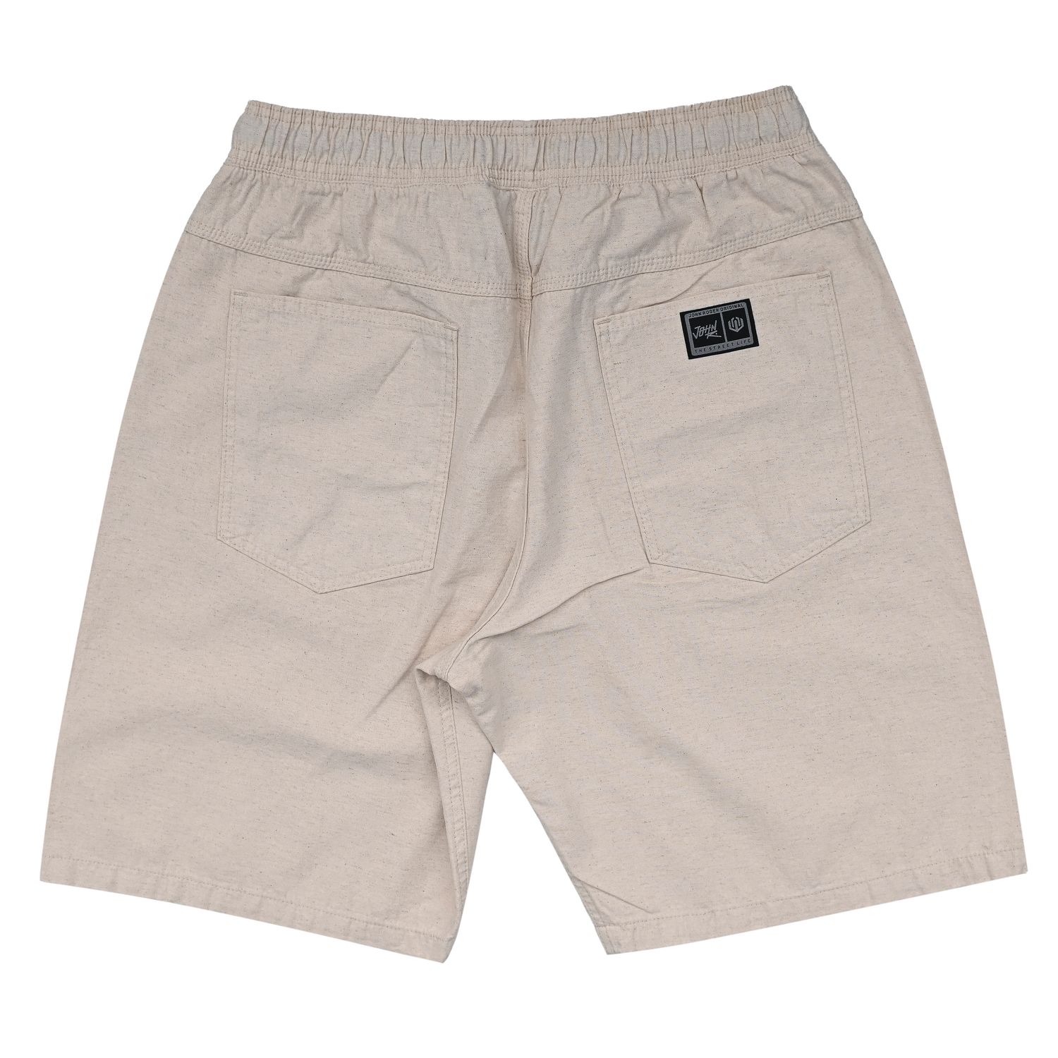 BERMUDA LINHO 5 POCKETS OVER ELASTICO JOHN ROGER - AREIA