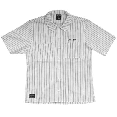 CAMISA OVER TRICOLINE JOHN ROGER - BRANCO