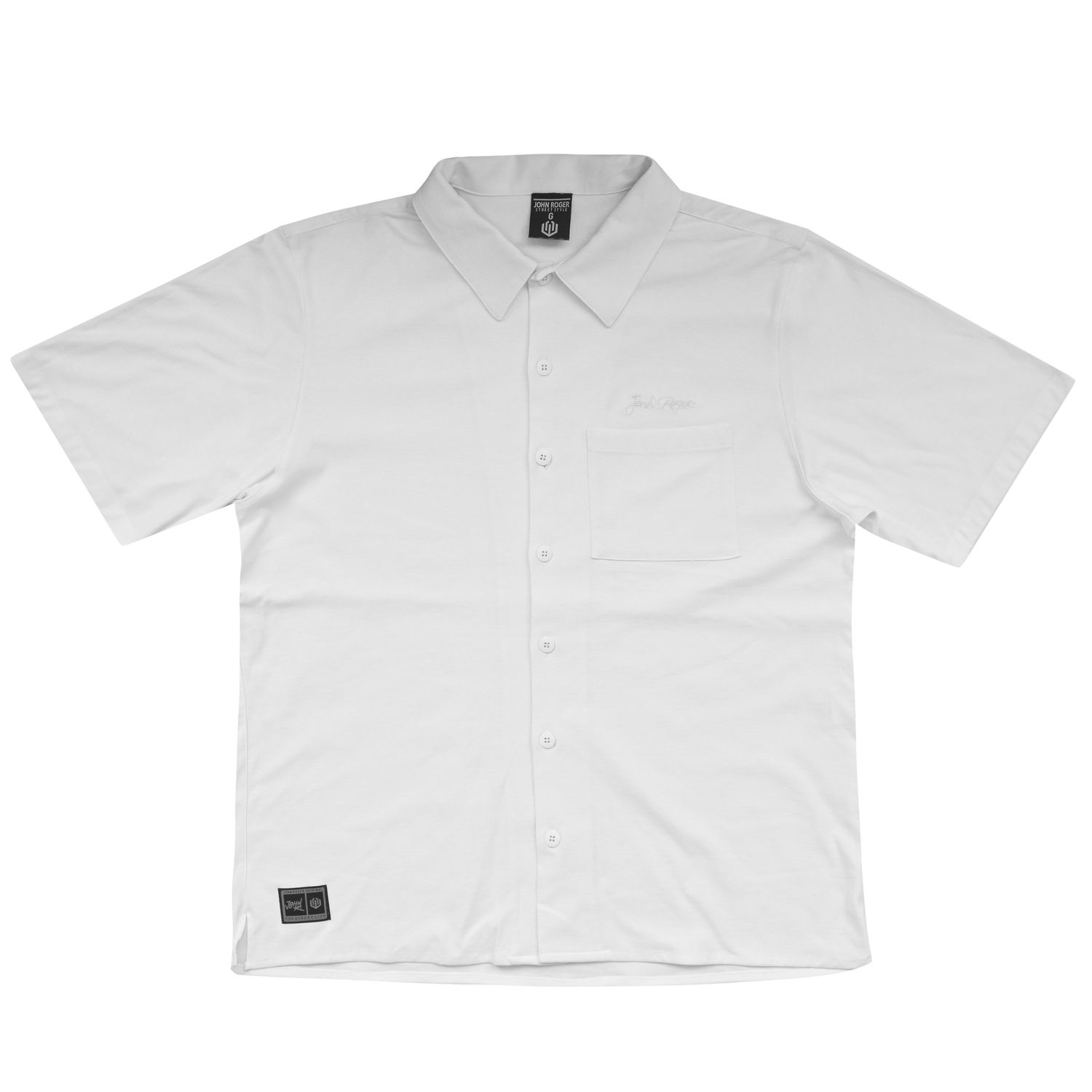 CAMISA MALHÃO STREET BORDADO - OFF WHITE