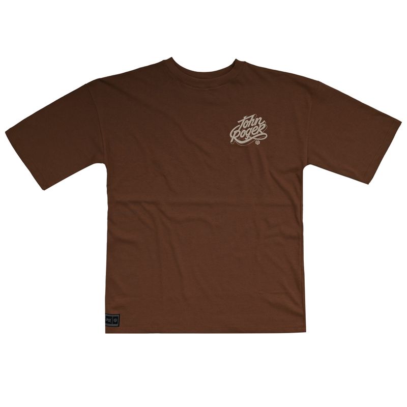 CAMISETA MALHÃO JOHN ROGER TYPOGRAPHY III - MOUSSE