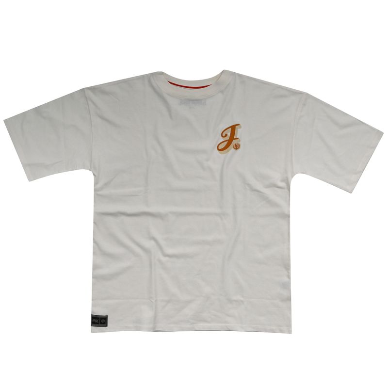 CAMISETA MALHÃO TYPOGRAPHY IV JOHN ROGER - OFF WHITE