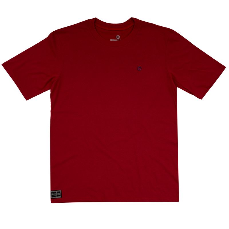 CAMISETA PEACH SKIN TOP COTTON - VERMELHO