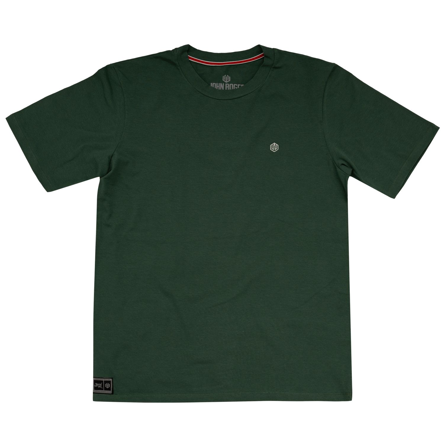 CAMISETA STRETCH PATCH JOHN ROGER - VERDE