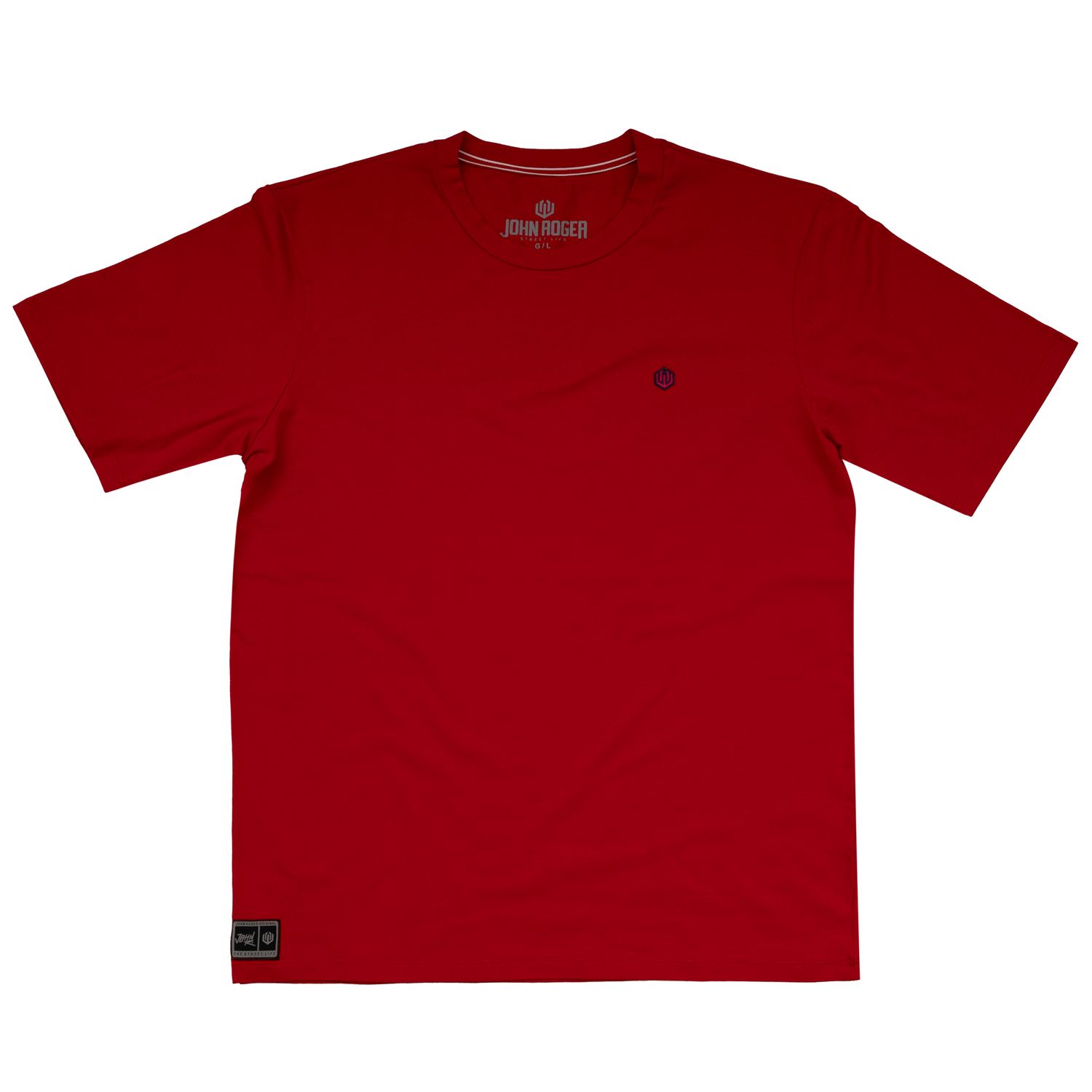 CAMISETA STRETCH PATCH JOHN ROGER - VERMELHO