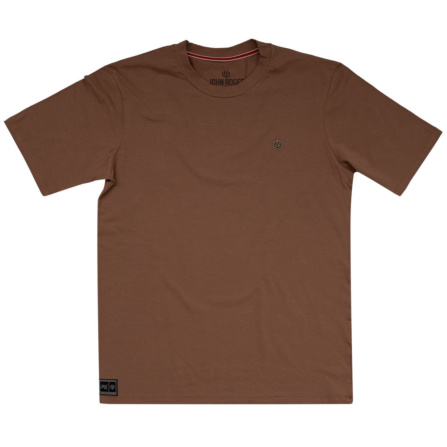 CAMISETA STRETCH PATCH JOHN ROGER - MOUSSE