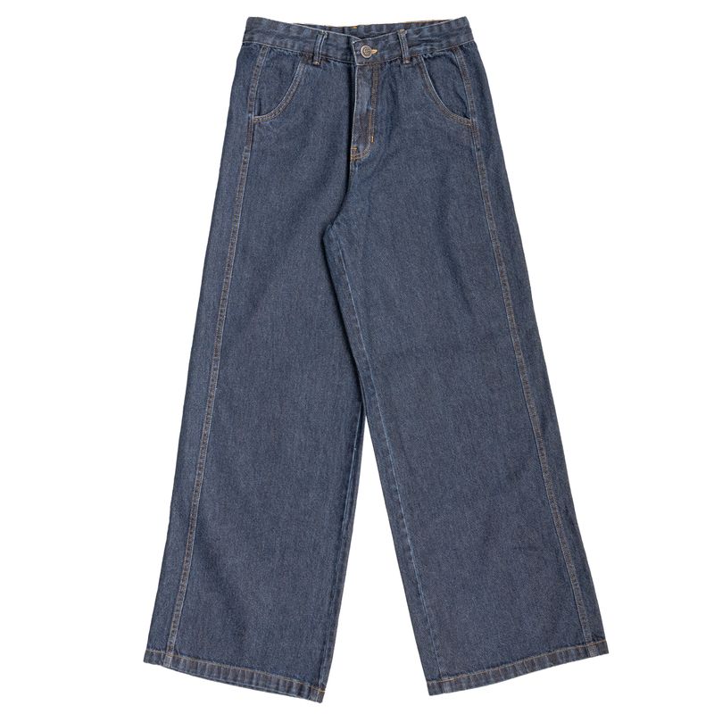 CALÇA FEMININA WIDE LEG JOHN ROGER - JEANS ESCURO