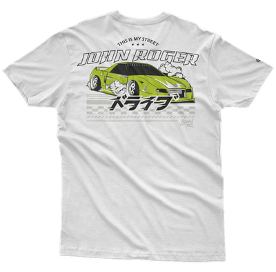 CAMISETA BASIC LIGTH JOHN ROGER ASPHALT BIG - BRANCO