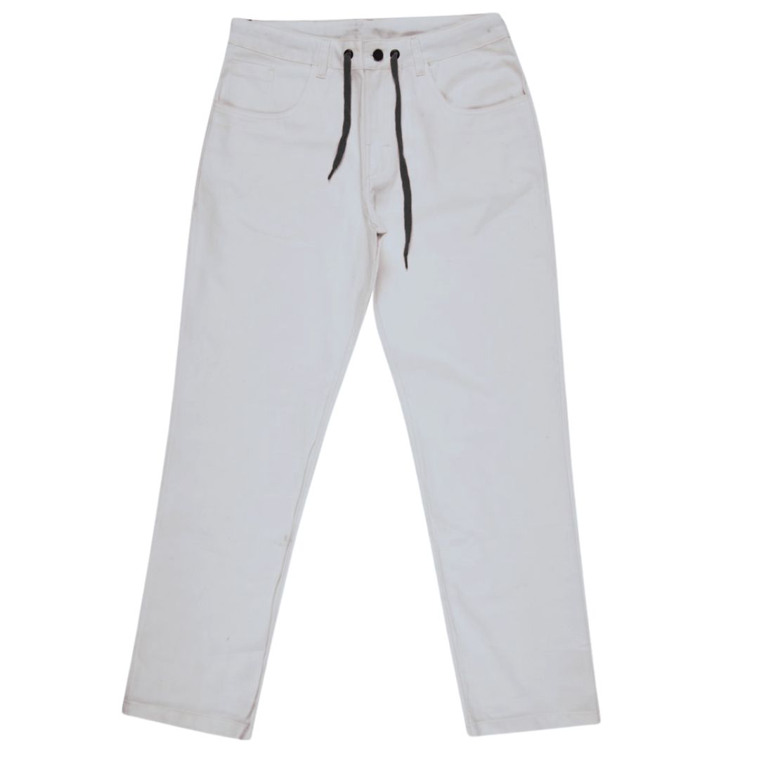 CALÇA JEANS FIVE POCKETS JOHN ROGER - OFF WHITE