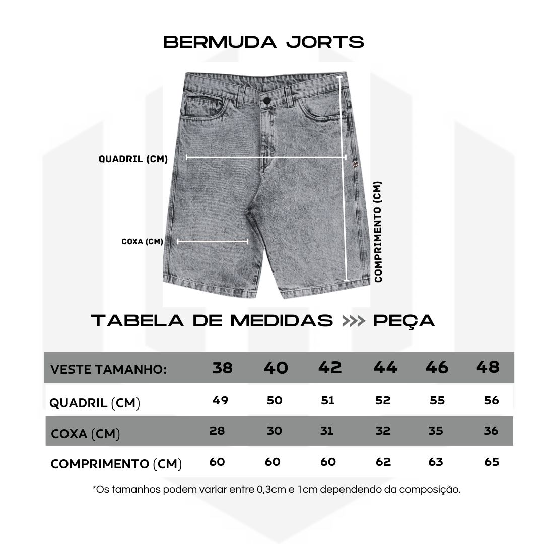 BERMUDA JORTS JEANS JOHN ROGER - DELAVE MARMORIZADO