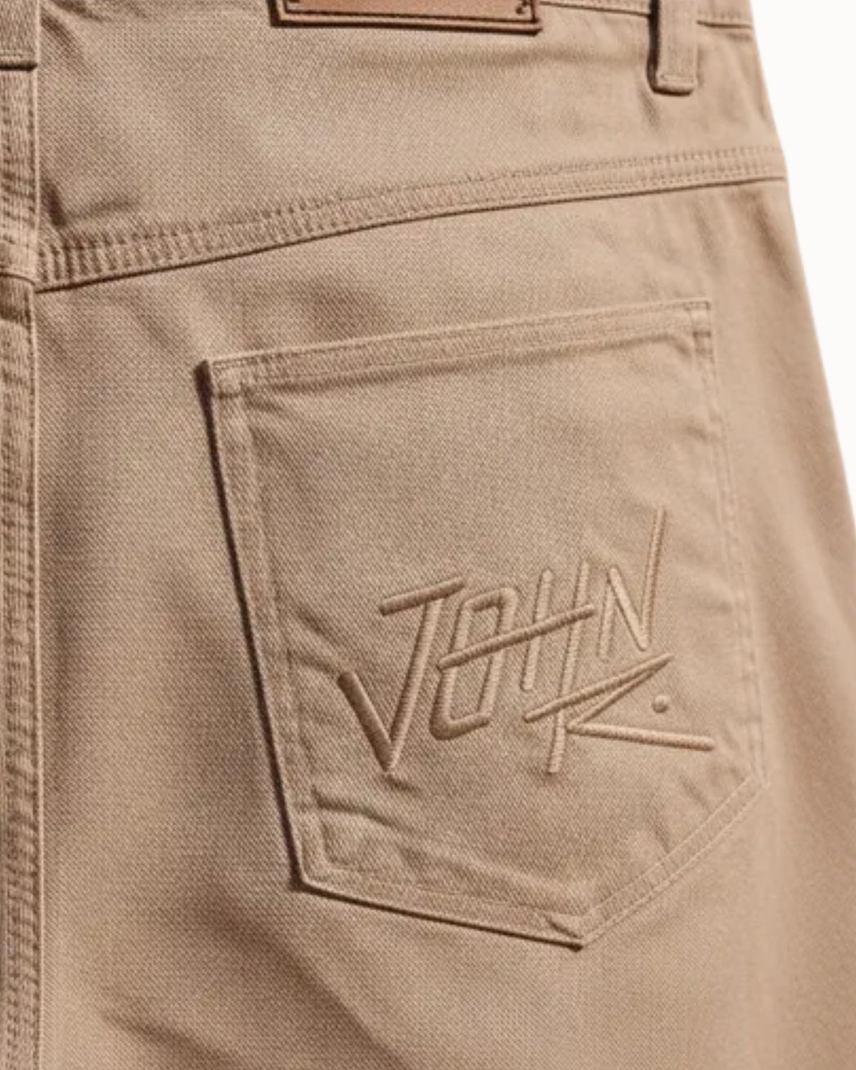 BERMUDA SARJA COZ 5 POCKETS JOHN ROGER - AREIA