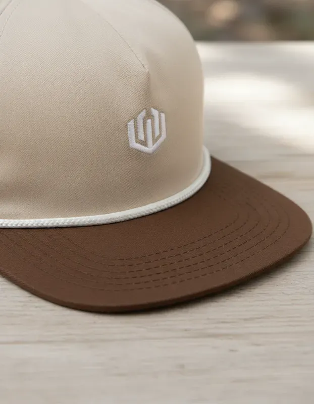 BONE ABA RETA STRAPBACK JOHN ROGER - BEGE/MARROM