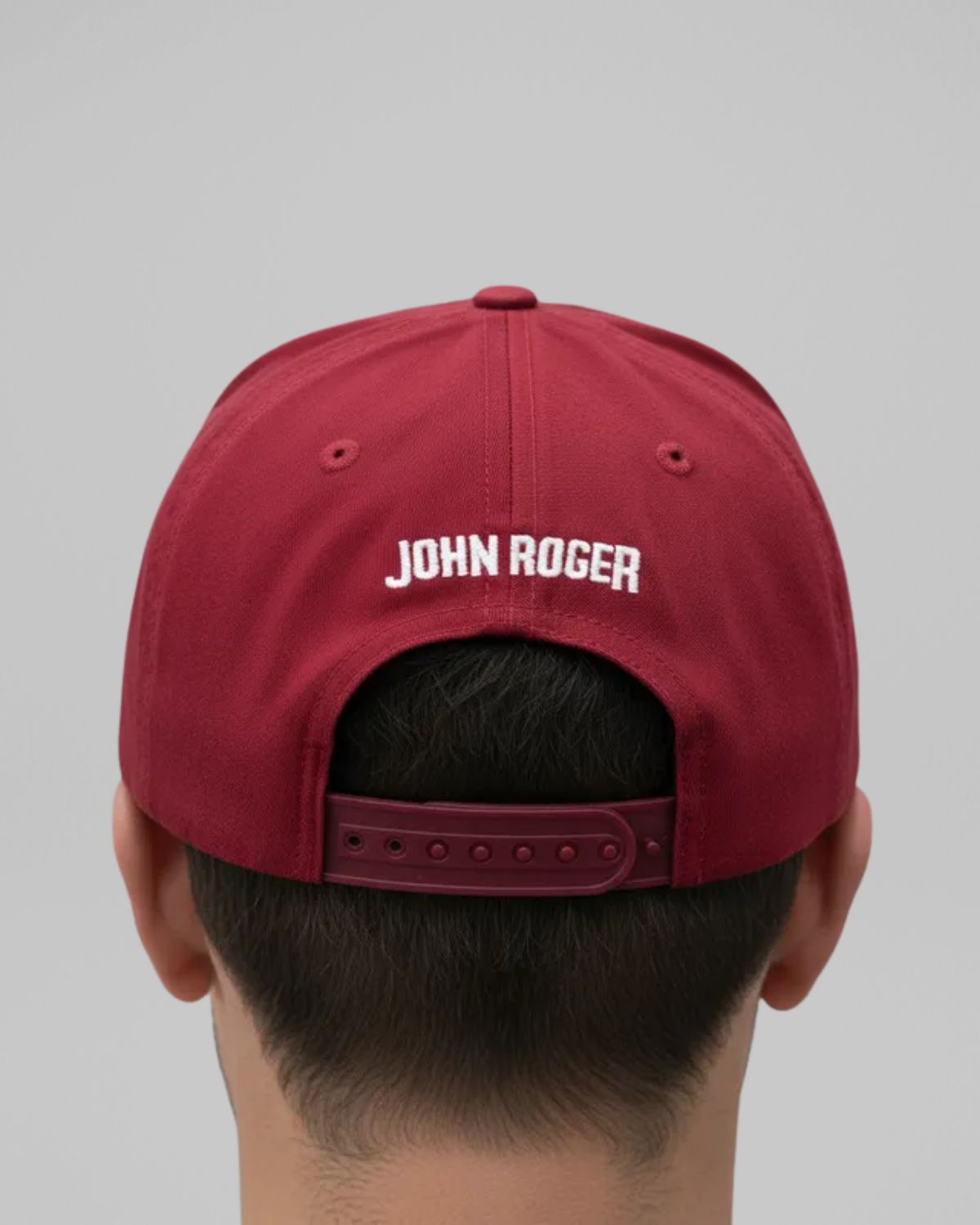 BONE SNAPBACK JOHN ROGER LOGO II - BORDO