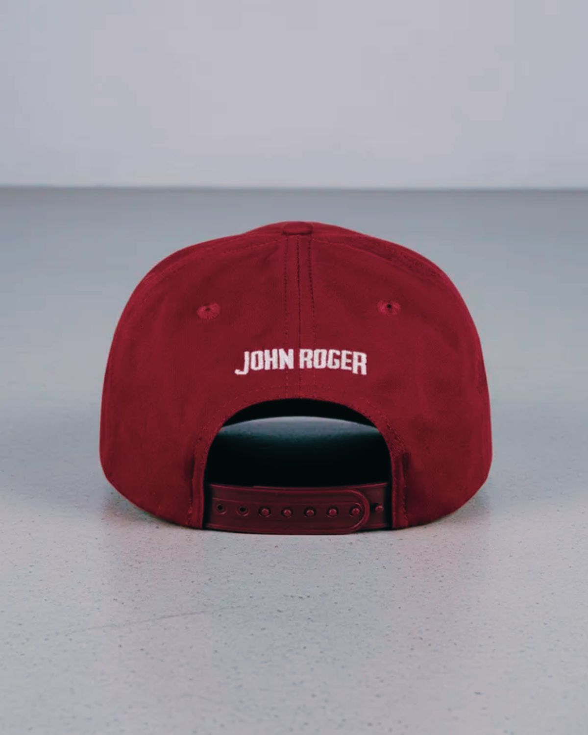 BONE SNAPBACK JOHN ROGER LOGO II - BORDO