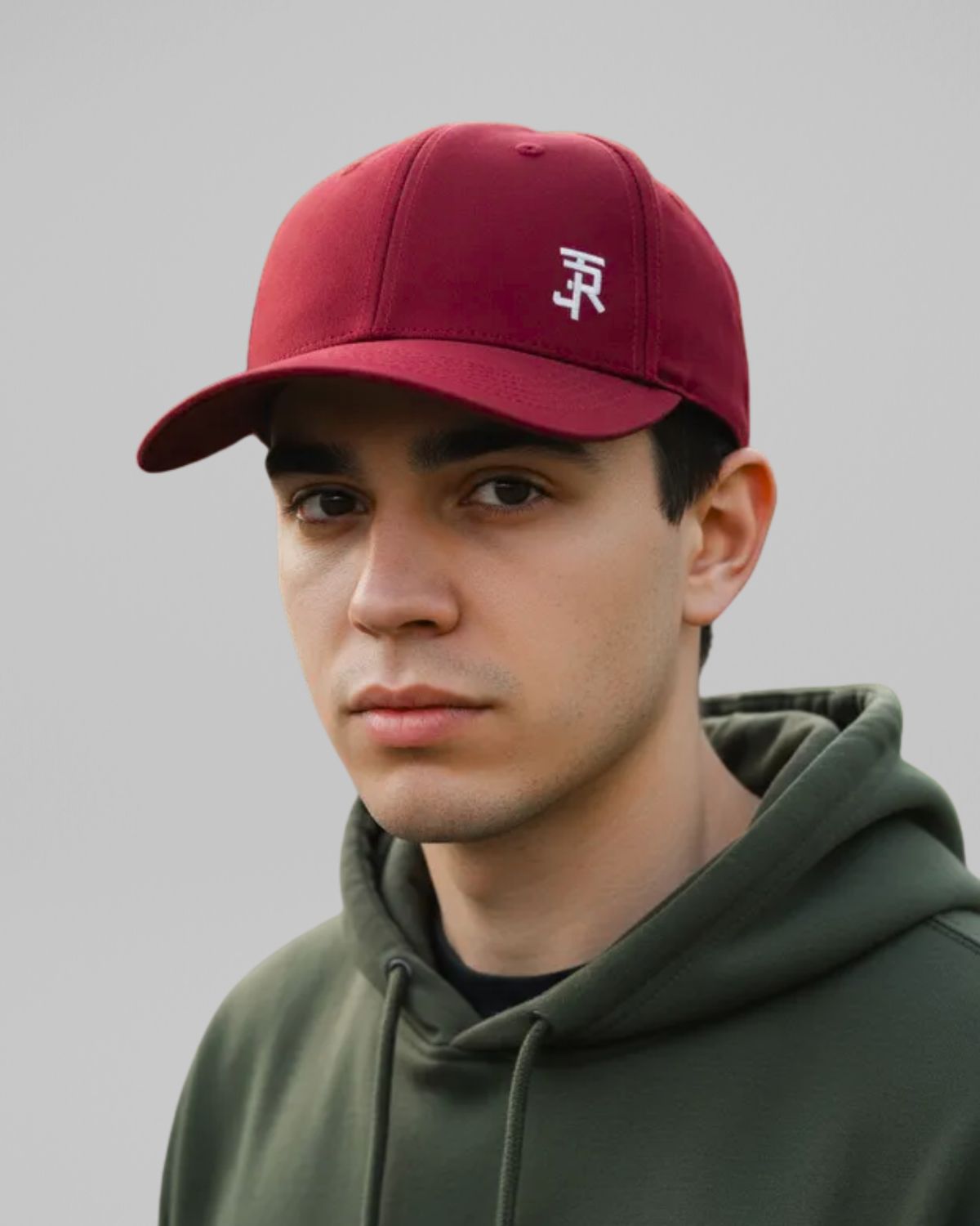 BONE SNAPBACK JOHN ROGER LOGO II - BORDO