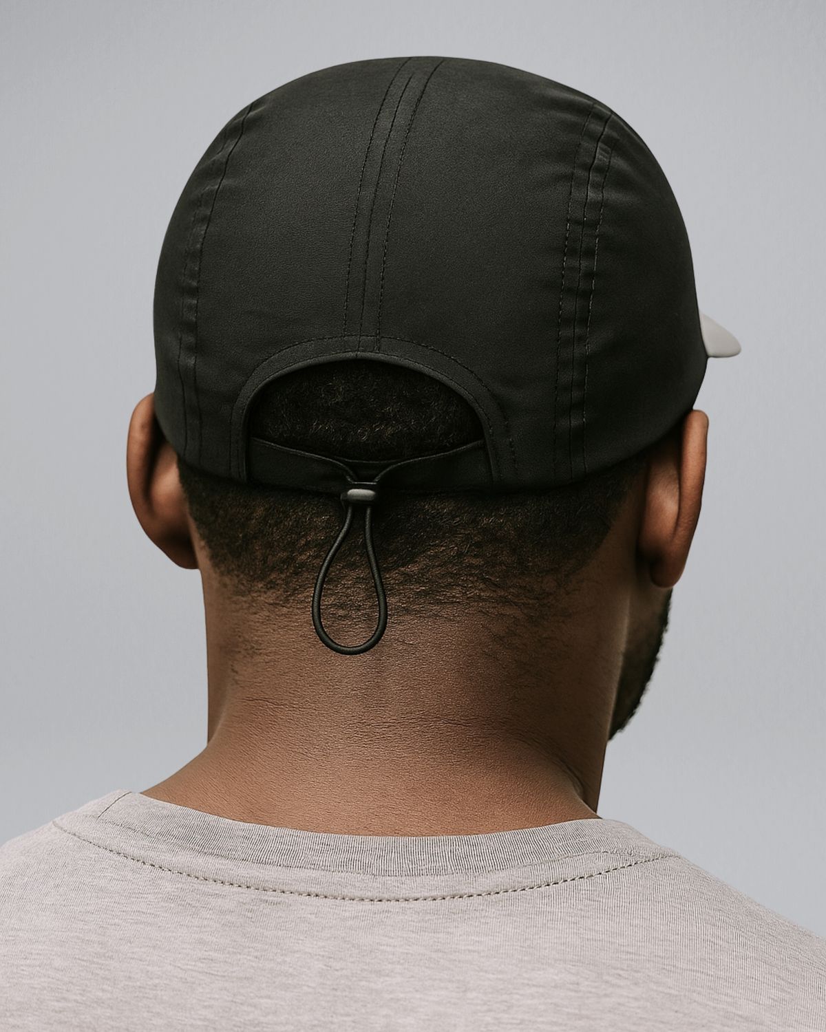 5 PANEL POLIESTER JOHN ROGER - PRETO/BRANCO