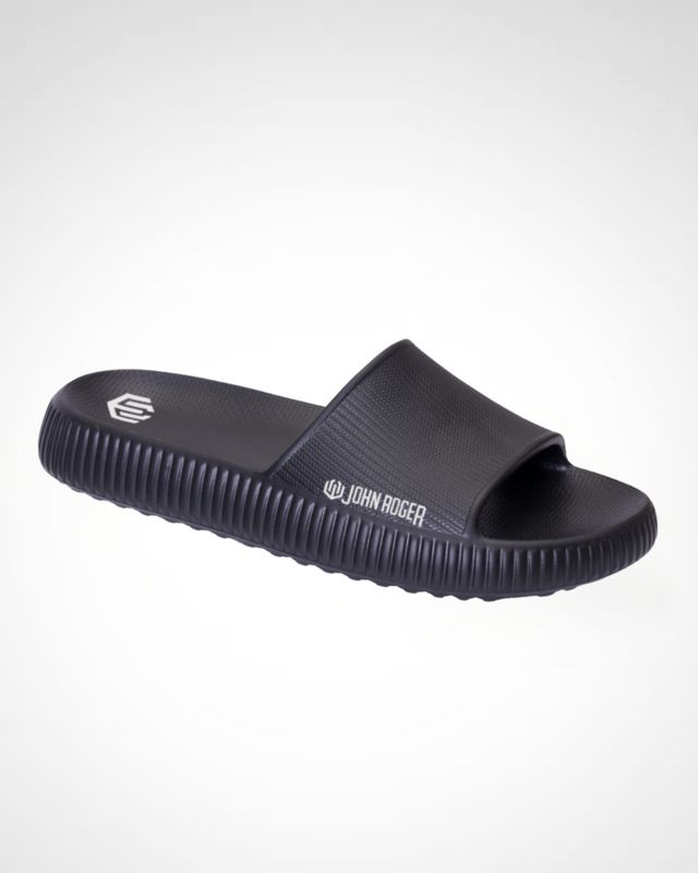 CHINELO SLIDE JOHN ROGER GUMMY - PRETO