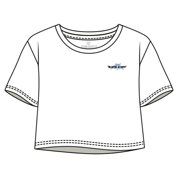 CROPPED OVERSIZED ESPRESSO JOHN ROGER - BRANCO