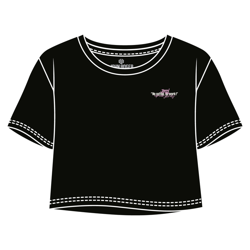 CROPPED OVERSIZED ESPRESSO JOHN ROGER - PRETO