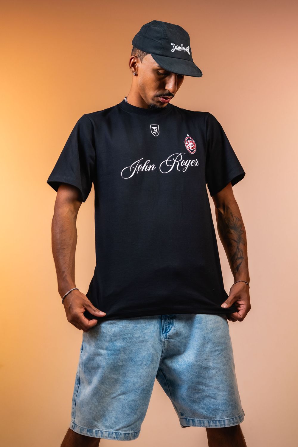 BERMUDA JORTS JEANS JOHN ROGER - DELAVE MARMORIZADO