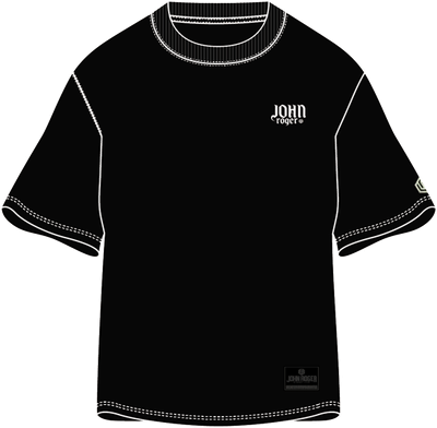 CAMISETA MALHÃO OVERSIZED HEATWAVE JON ROGER - PRETO