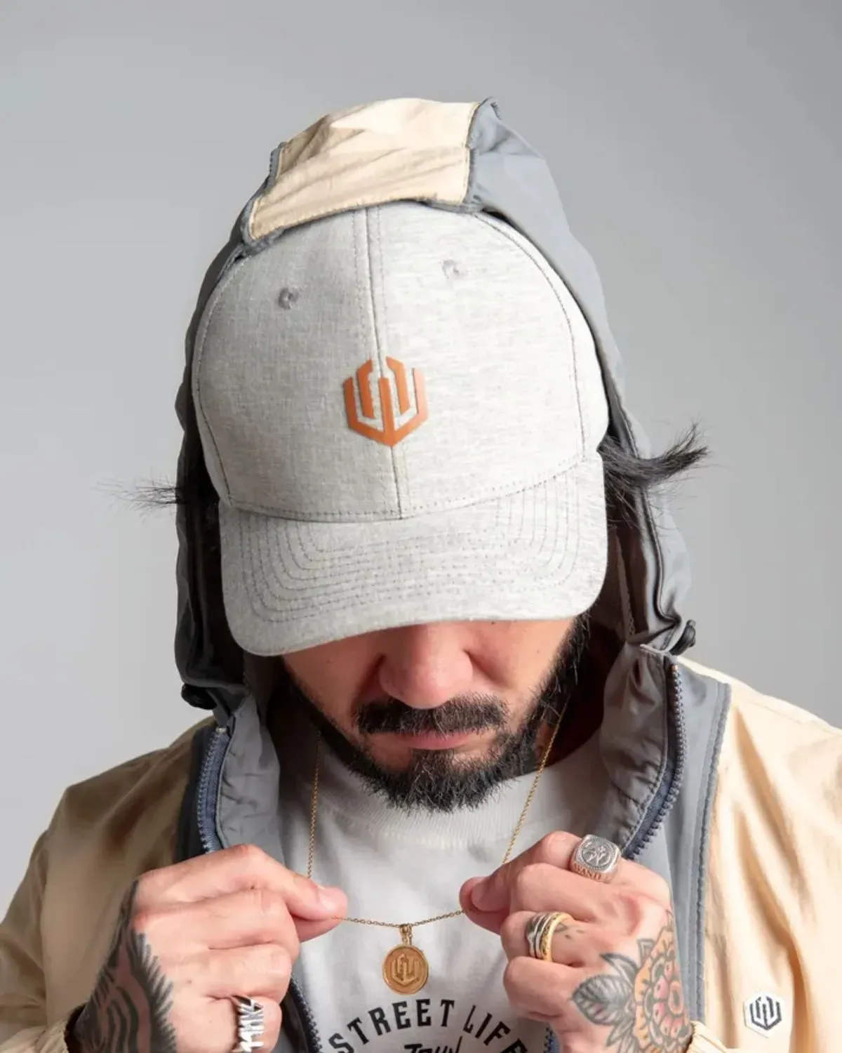 BONE FLEX JOHN ROGER SNAPBACK - CINZA