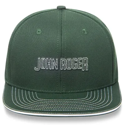 BONÉ ABA RETA SNAPBACK PESPONTO JOHN ROGER - VERDE MUSGO