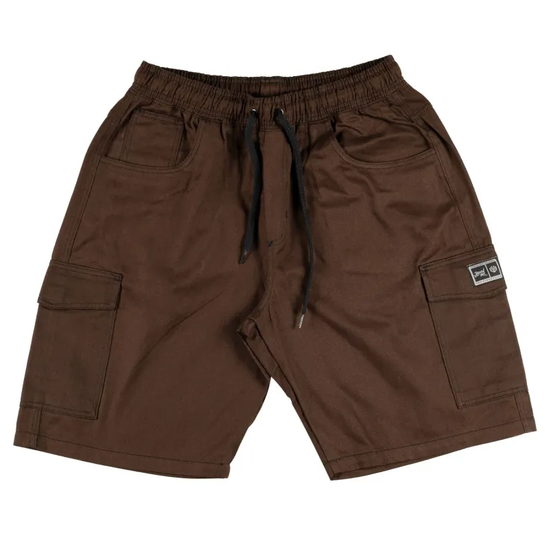BERMUDA CARGO SARJA 5 POCKETS OVER ELASTICO JOHN ROGER - MARROM