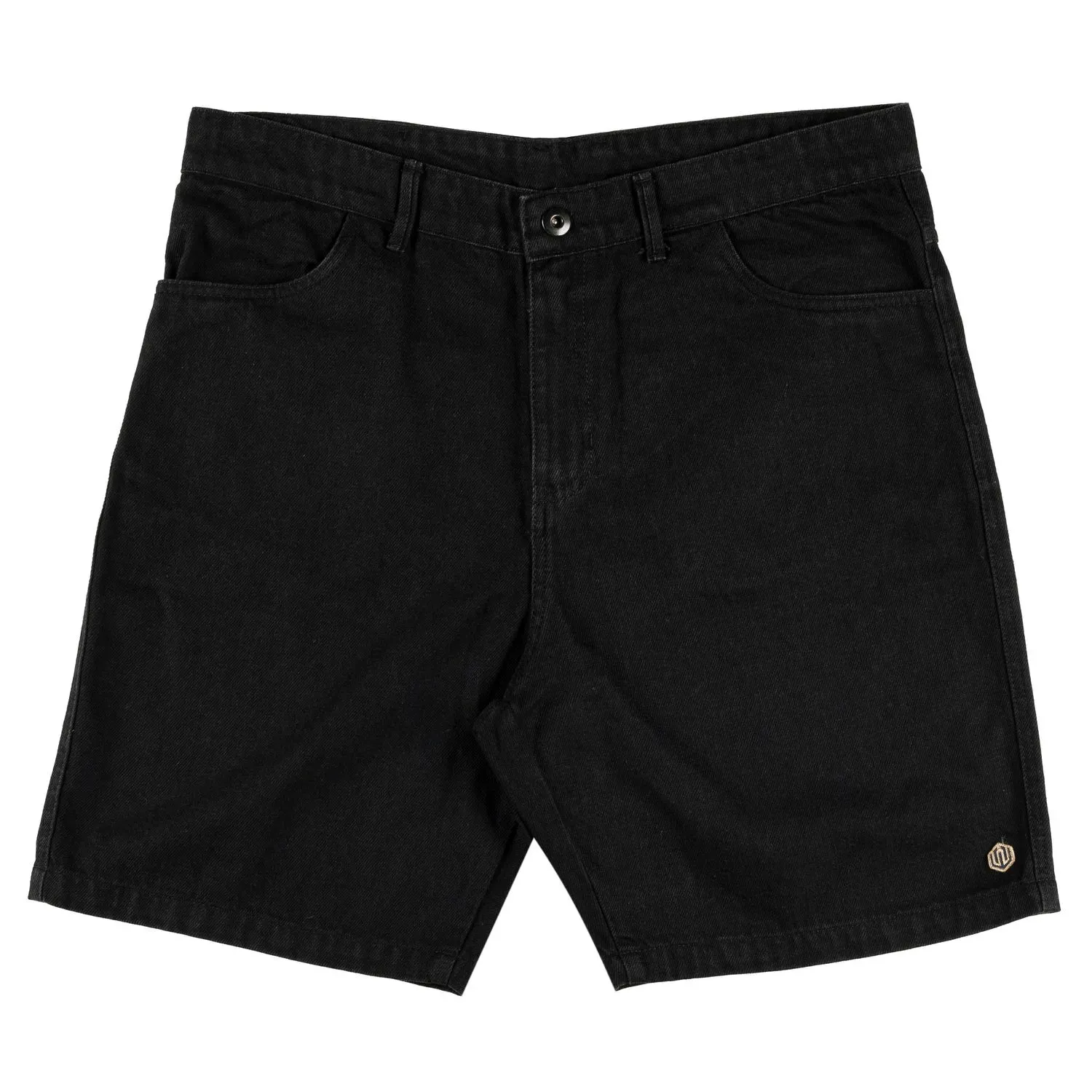 BERMUDA JEANS OVER 5 POCKETES JOHN ROGER -  BLACK