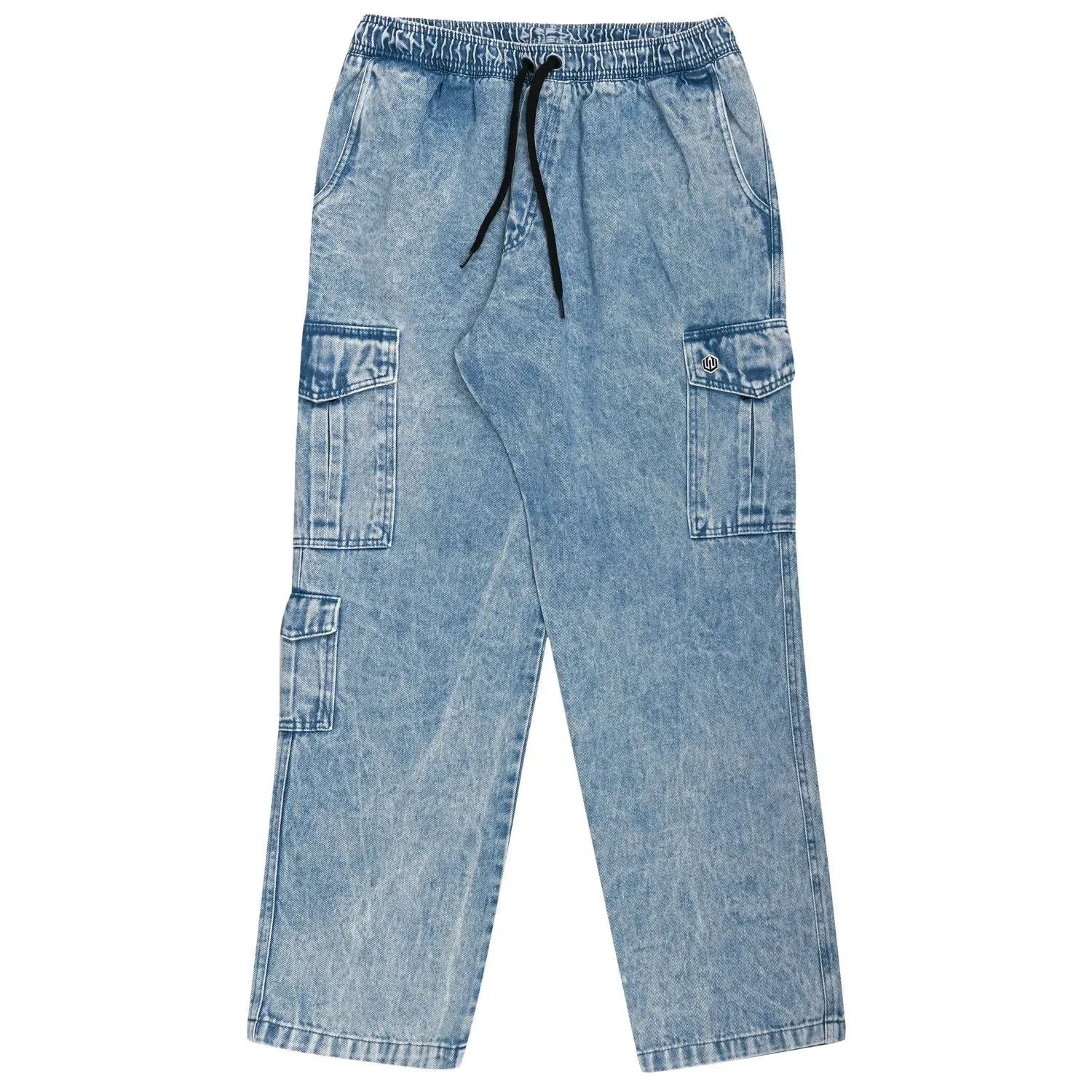 CALÇA CARGO JEANS NEW POCKETS JOHN ROGER - DELAVE MARMORIZADO