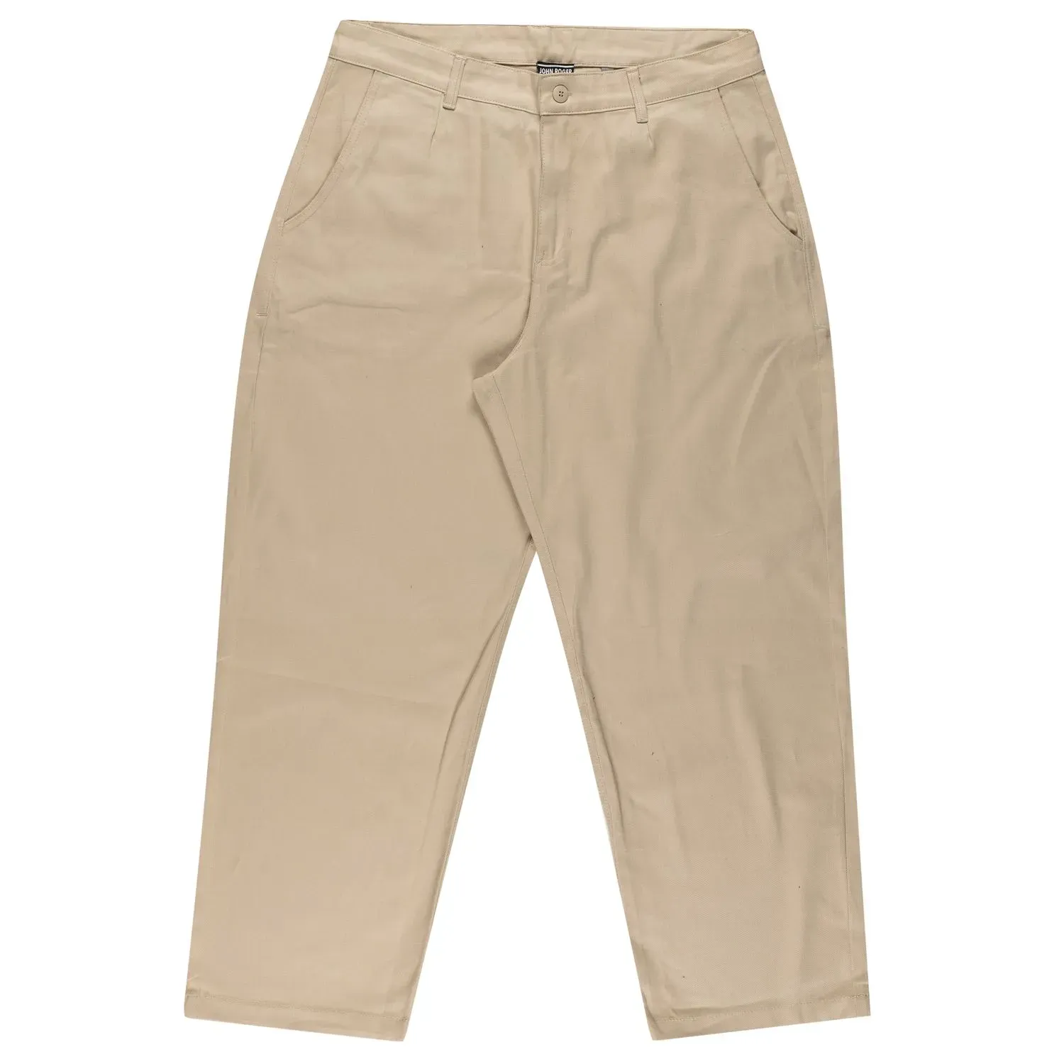 CALÇA SARJA  SOCIAL BAGGY - AREIA