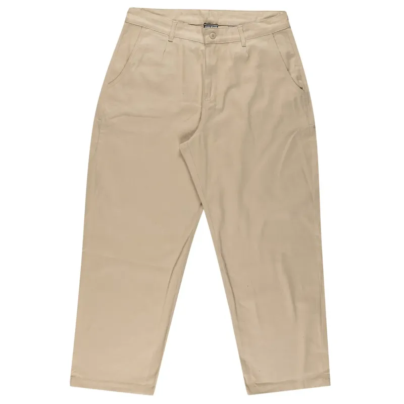 CALÇA SARJA  SOCIAL BAGGY - AREIA