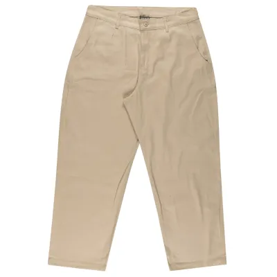 CALÇA SARJA  SOCIAL BAGGY - AREIA