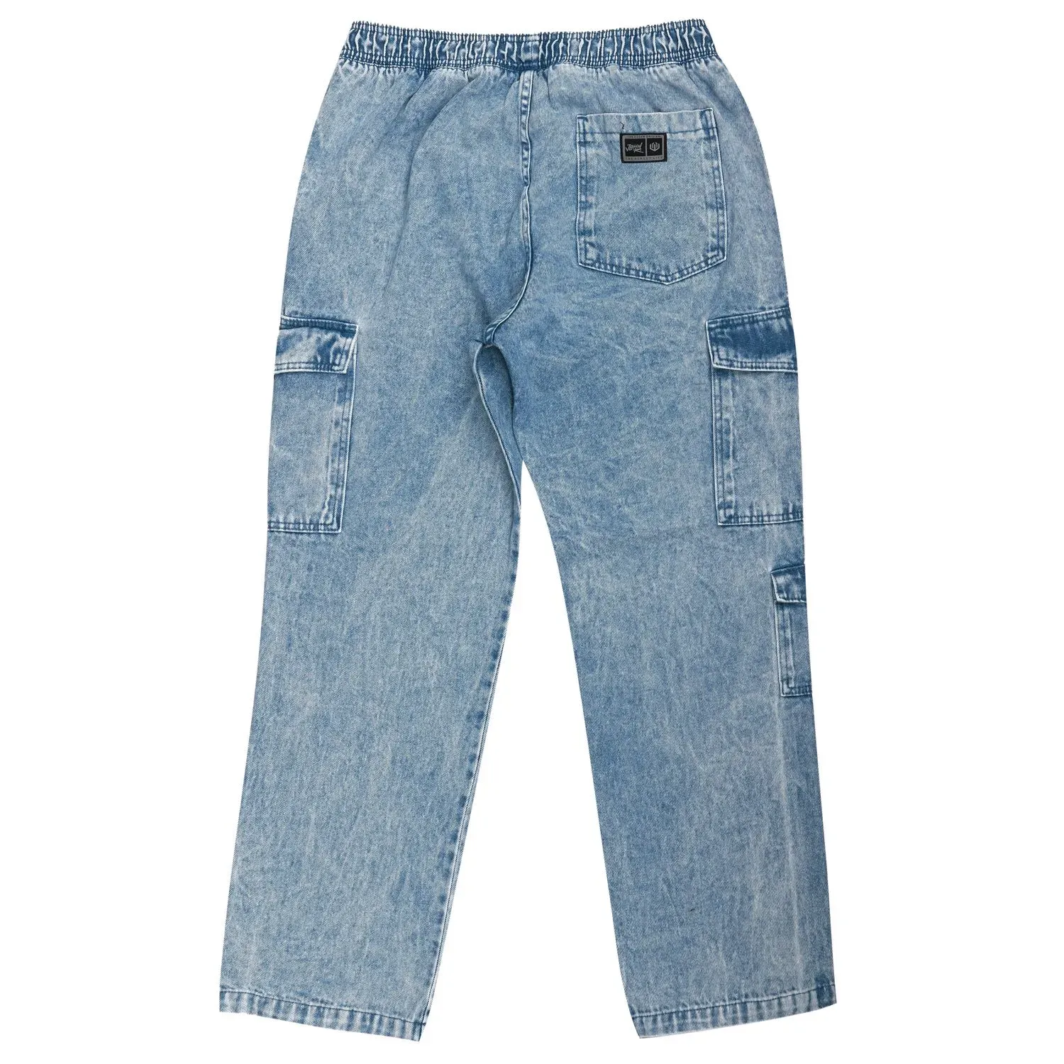 CALÇA CARGO JEANS NEW POCKETS JOHN ROGER - DELAVE MARMORIZADO