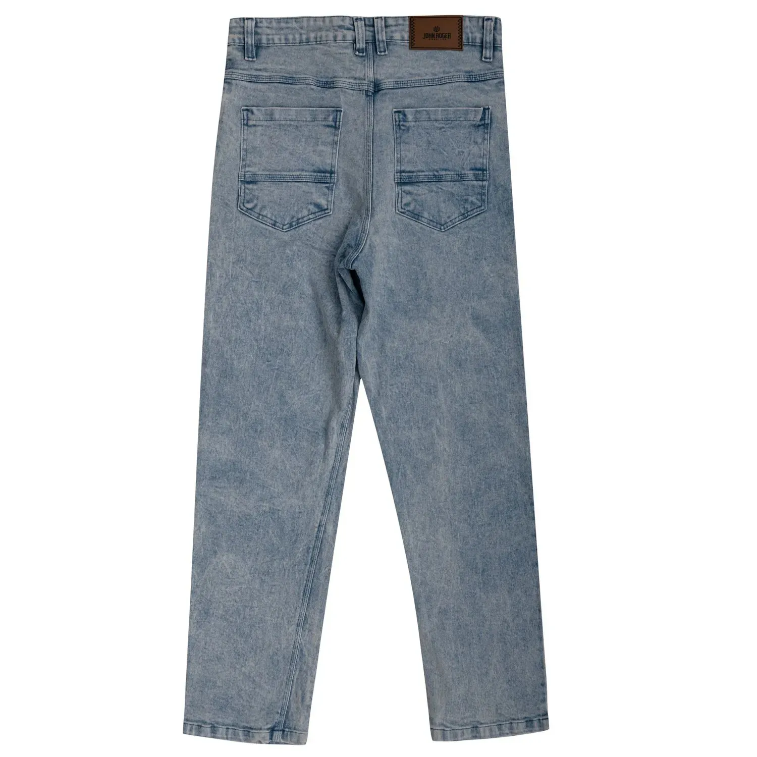 CALÇA REGULAR JEANS STRETCH JOHN ROGER - DELAVE MARMORIZADO