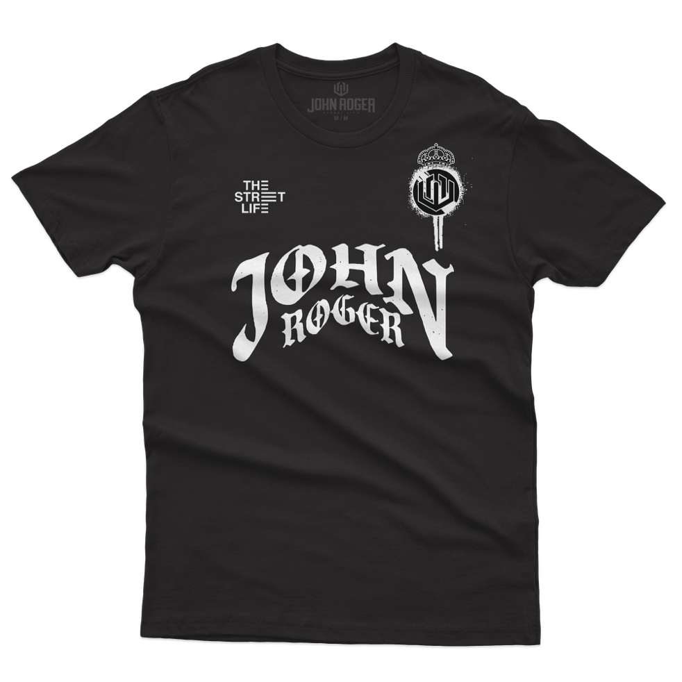 CAMISETA MALHÃO MADRID JOHN ROGER BIG - PRETO