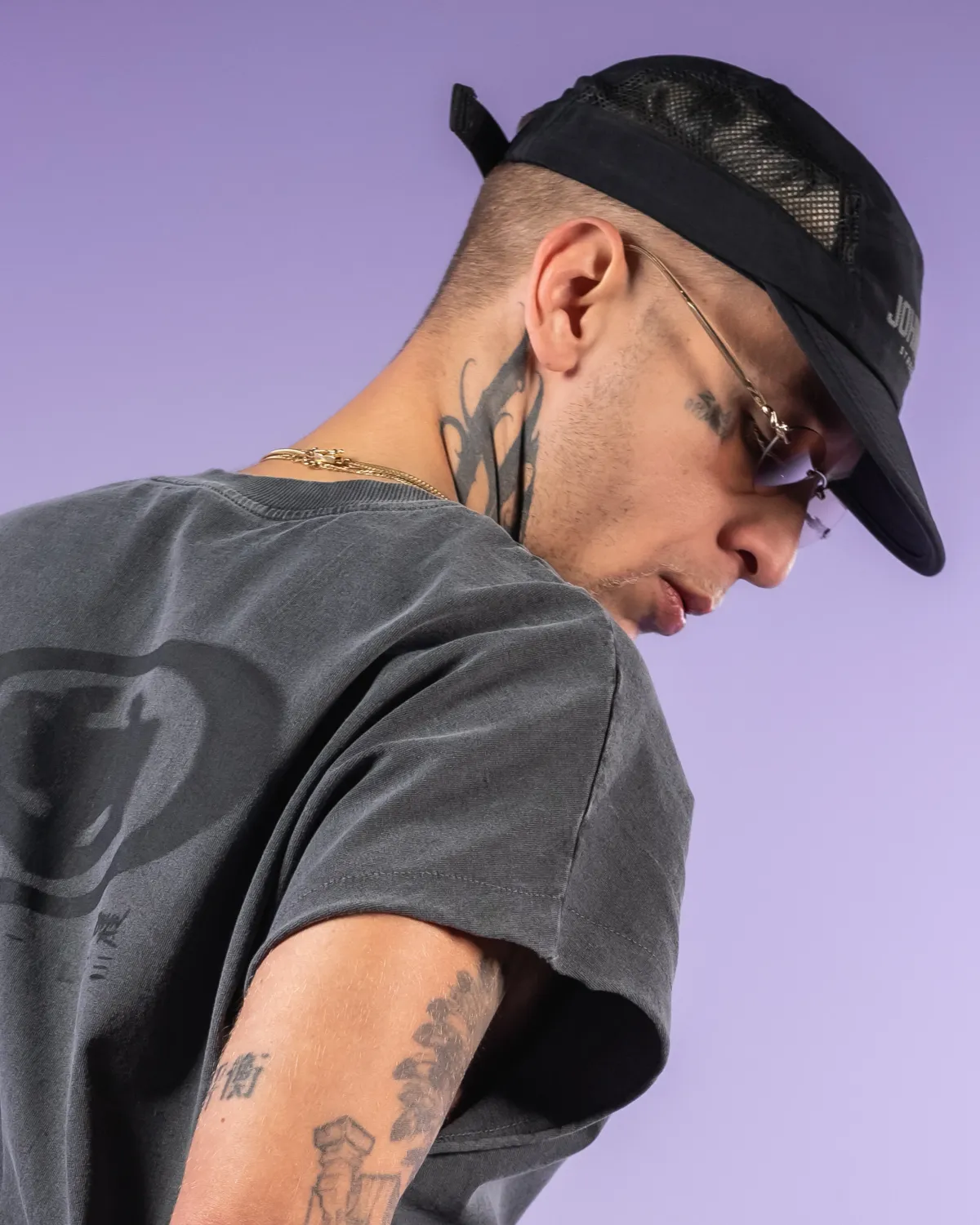 BONE FIVE PANEL JOHN ROGER - PRETO