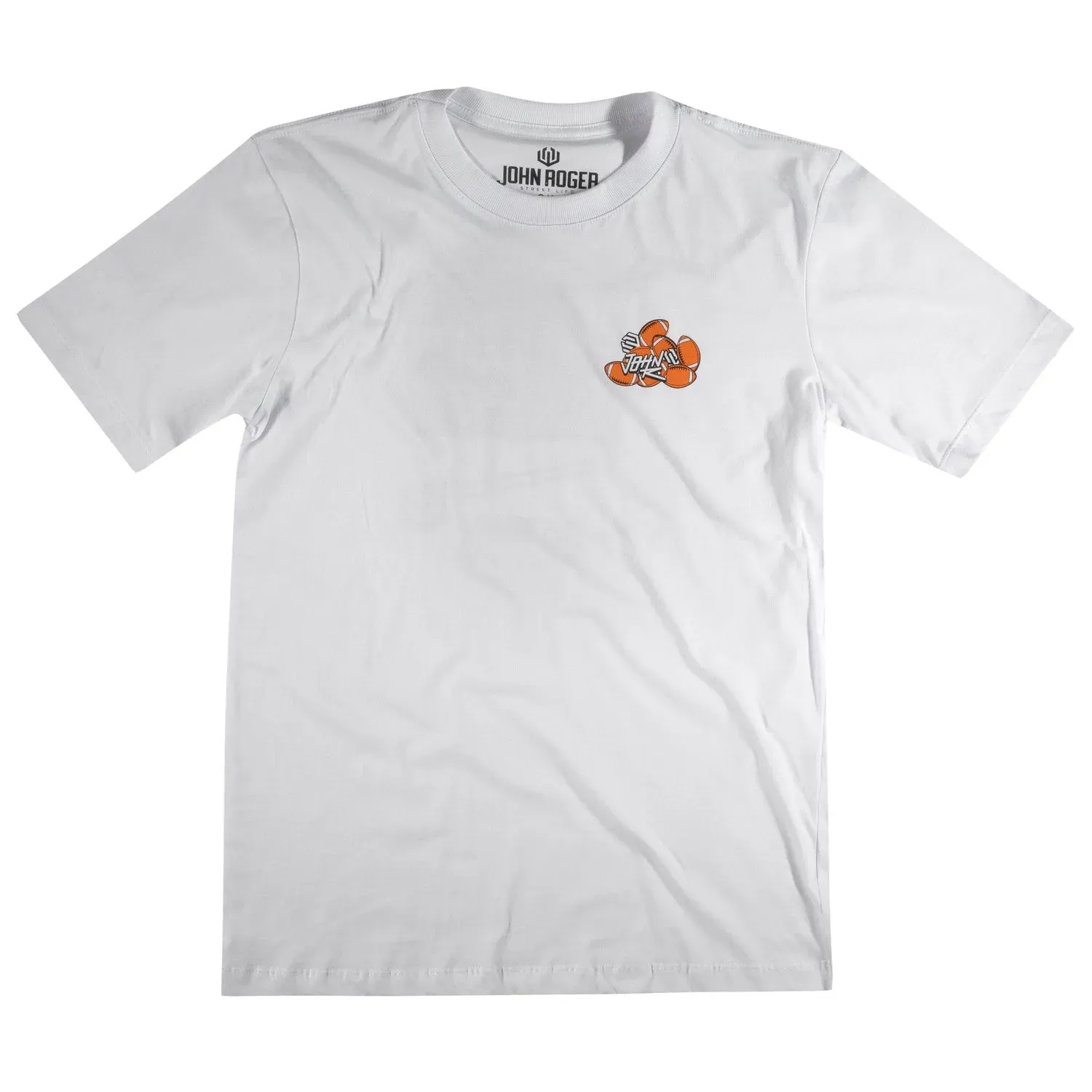 CAMISETA MASCULINA JOHN ROGER AMERICAN SOCCER  - BRANCO