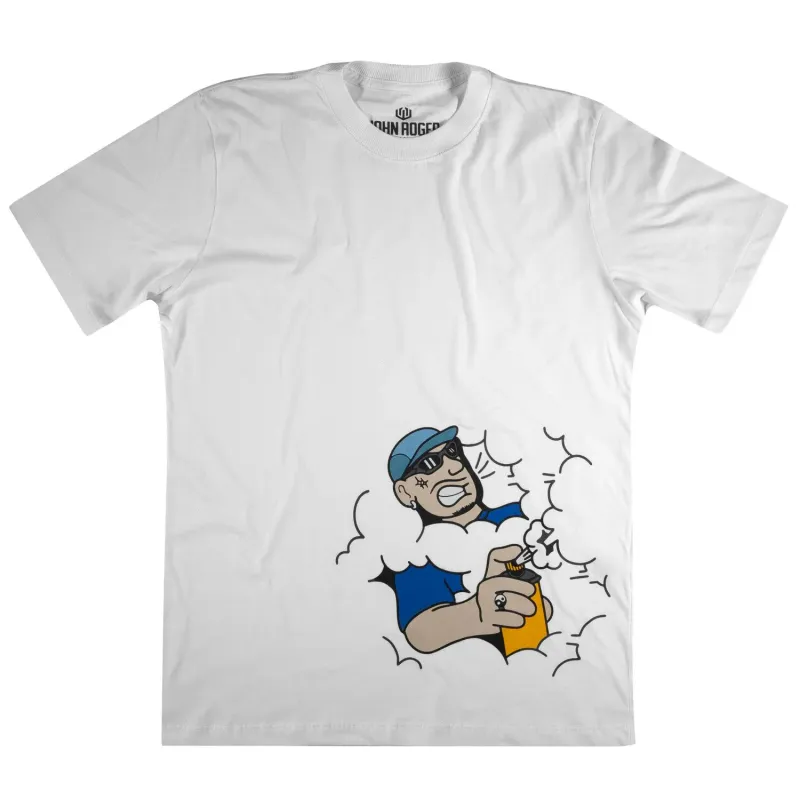 CAMISETA MASCULINA JOHN ROGER OAK X JR - BRANCO