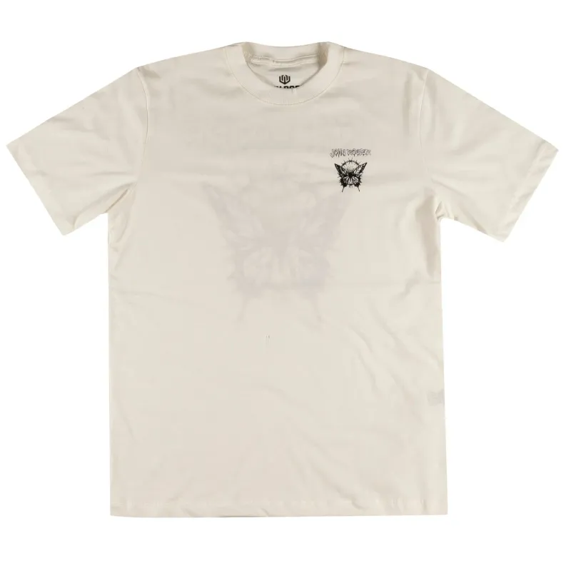 CAMISETA MASCULINA JOHN ROGER BUTTERFLY - OFF WHITE