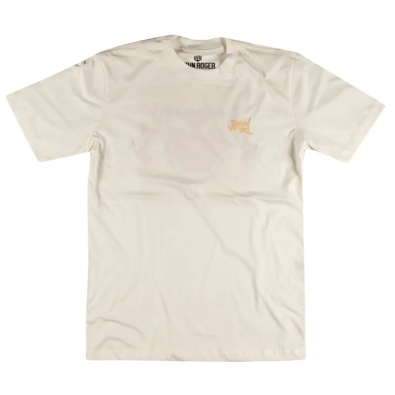 CAMISETA MASCULINA JOHN ROGER CHINESE - OFF WHITE