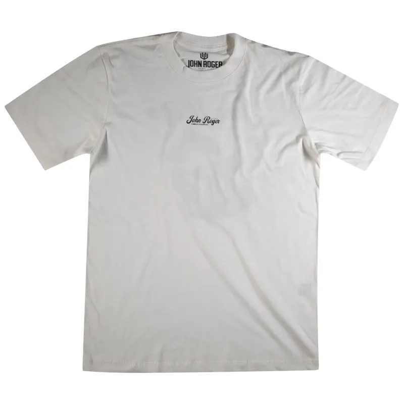 CAMISETA MASCULINA JOHN ROGER  MUSHROOM DRIVER - OFF WHITE