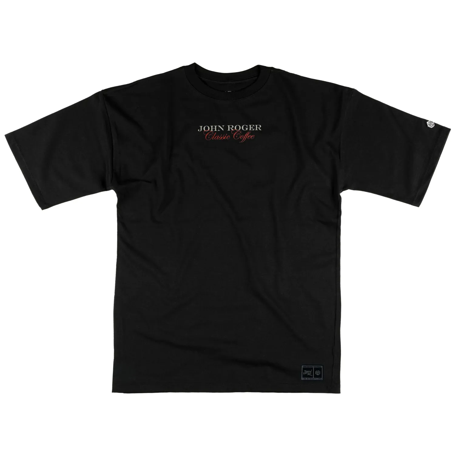 CAMISETA MALHÃO OVERSIZED CLASSIC COFFEE JOHN ROGER - PRETO