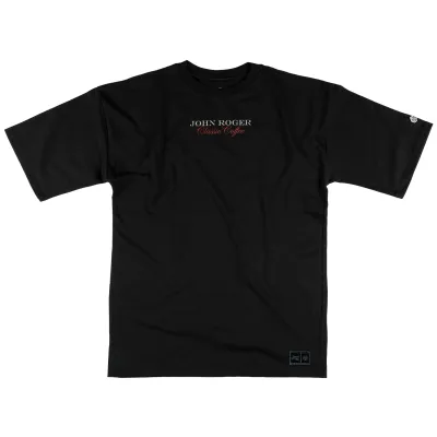 CAMISETA MALHÃO OVERSIZED CLASSIC COFFEE JOHN ROGER - PRETO