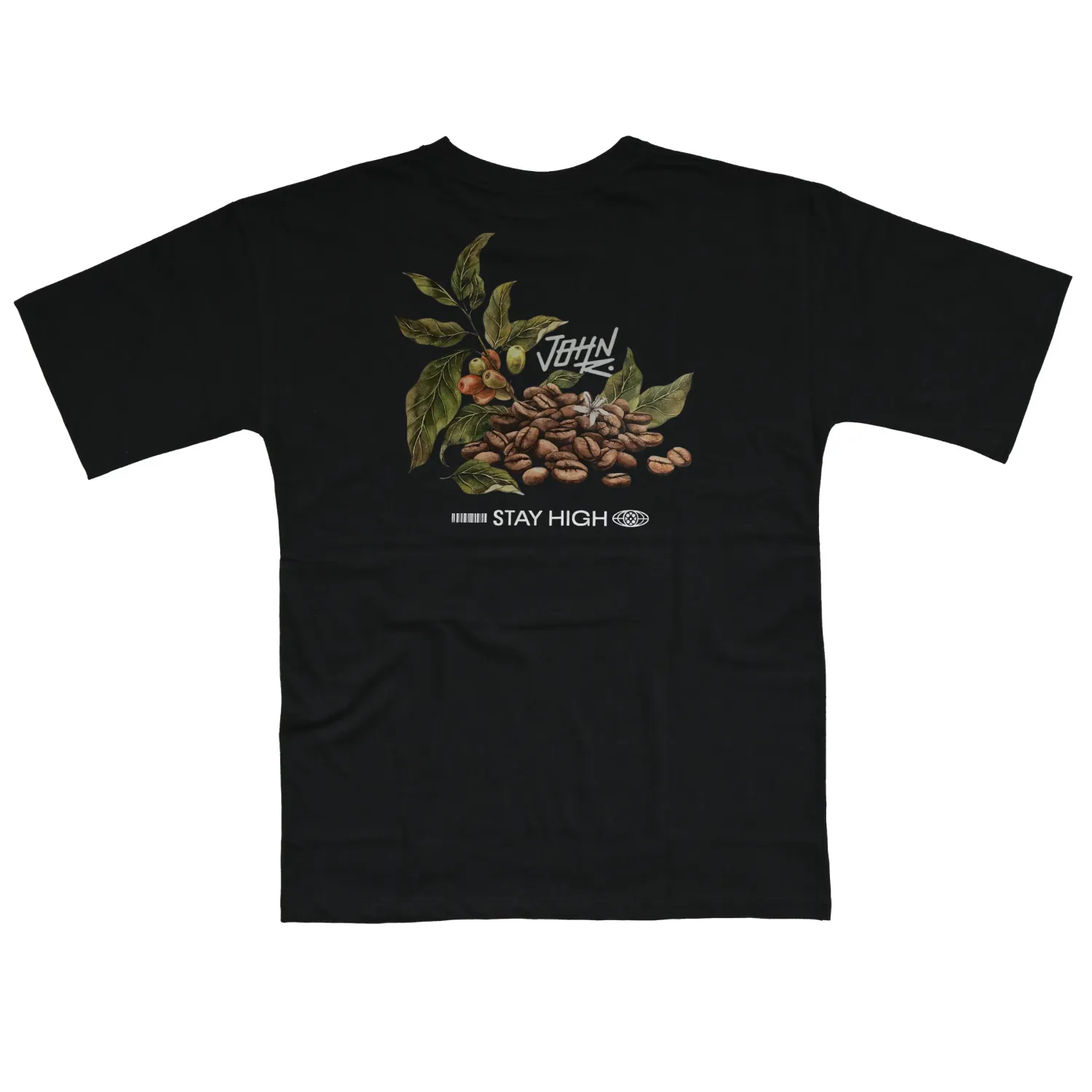 CAMISETA MALHÃO OVERSIZED SELECT COFFEE JOHN ROGER - PRETO