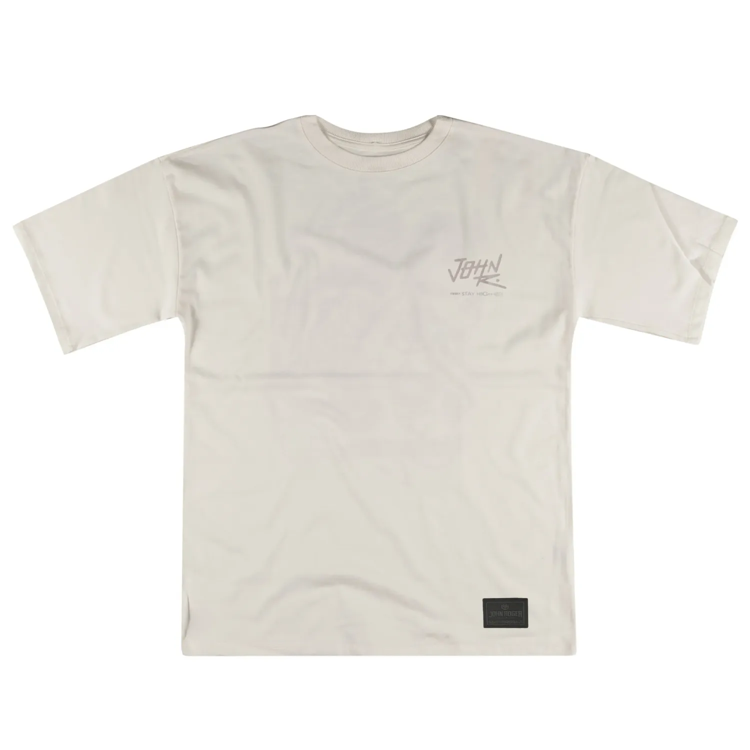 CAMISETA MALHÃO OVERSIZED SELECT COFFEE JOHN ROGER - OFF WHITE
